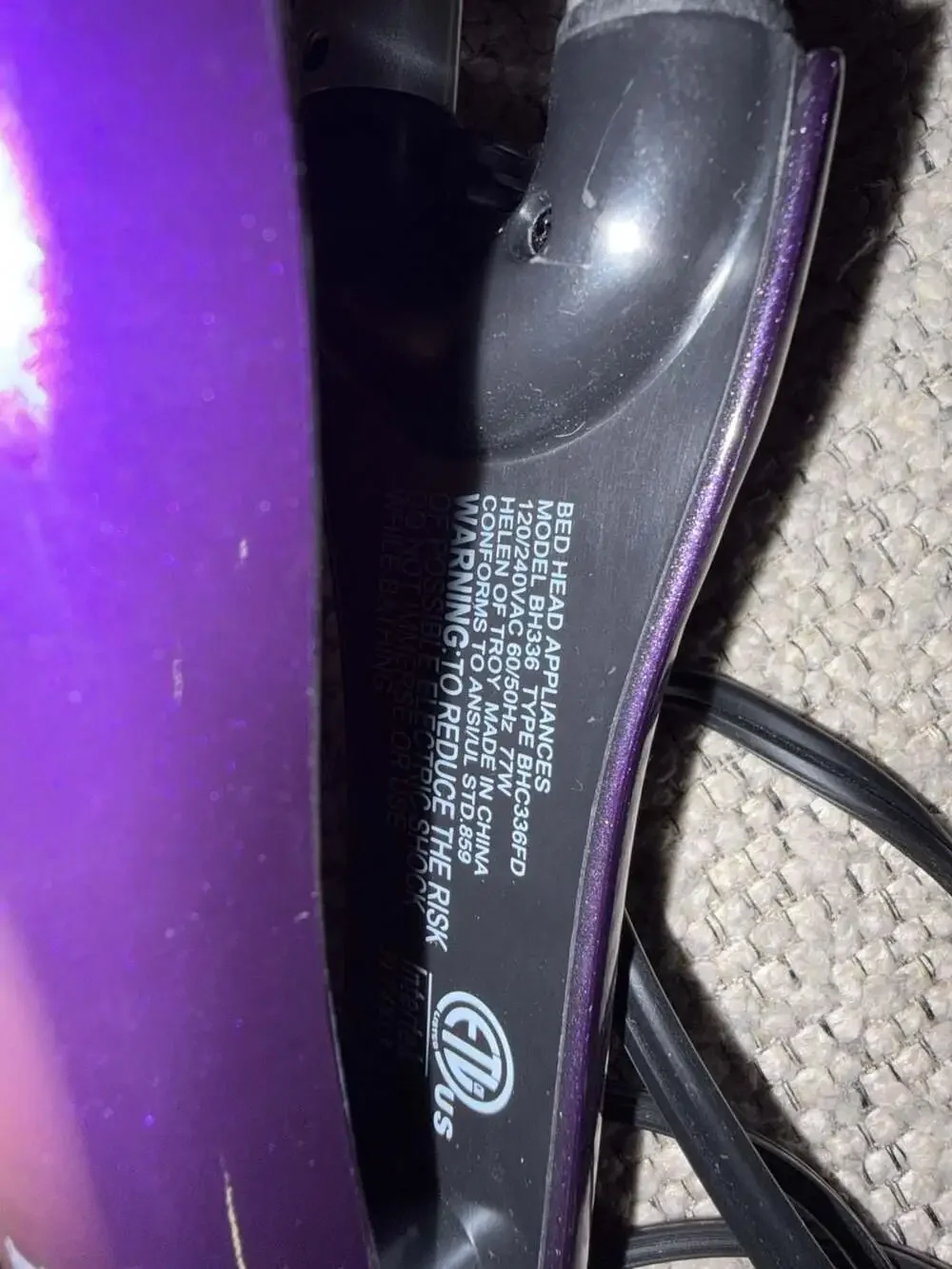 Bed Head Tigi A Wave We Go Adjustable Hair Waver Model BH336